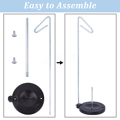 2 Sets Iron Thread Holders AJEW-FH0004-68-1