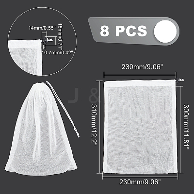 Nylon Sink Strainer Bag FIND-WH0049-84-1
