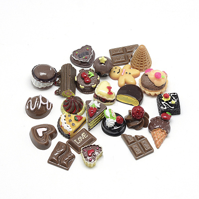 Resin Cabochons CRES-T004-84-1