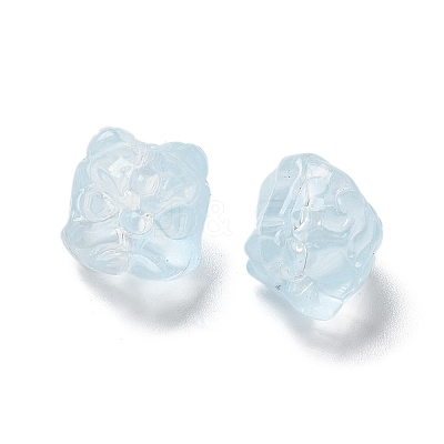 Baking Paint Transparent Glass Beads X1-GLAA-C035-01P-1