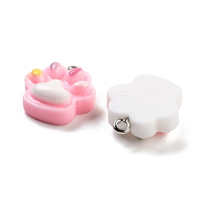 Opaque Resin Pendants RESI-G101-03-1