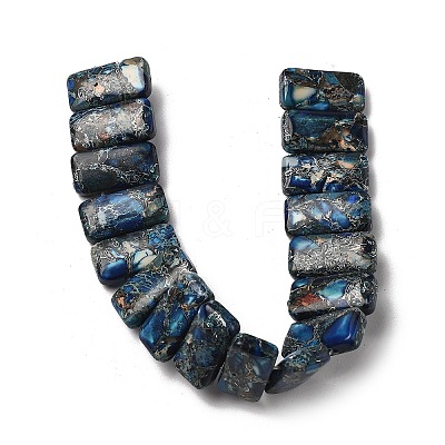 Synthetic Imperial Jasper Beads Strands G-Q050-A01-02-1