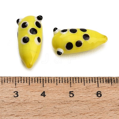 Handmade Lampwork Worm Figurines LA-CBA77D3-01D-1