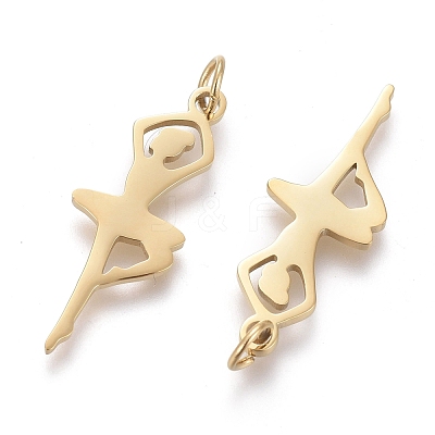 Ion Plating(IP) 304 Stainless Steel Pendants STAS-H100-23G-A-1