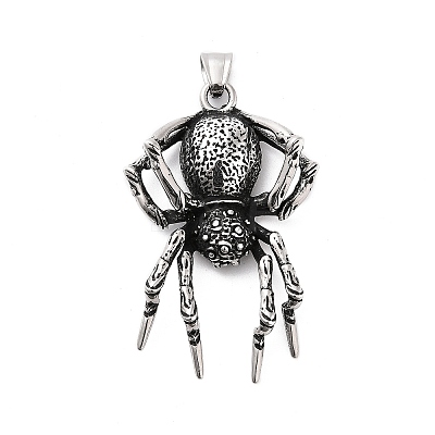 Retro 304 Stainless Steel Big Pendants STAS-Z095-02AS-1
