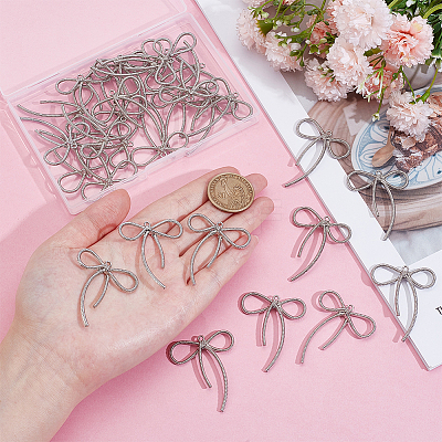 30Pcs Rack Plating Alloy Pendants FIND-PH0026-77P-1