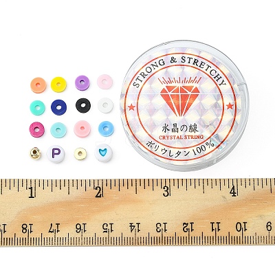 DIY Heishi Surfer Bracelet Making Kit DIY-FS0003-61-1