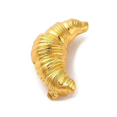 Alloy Croissant Brooch Pin JEWB-F019-01G-1
