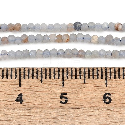 Natural Angelite Beads Strands G-RM2025-A31-2mm-1