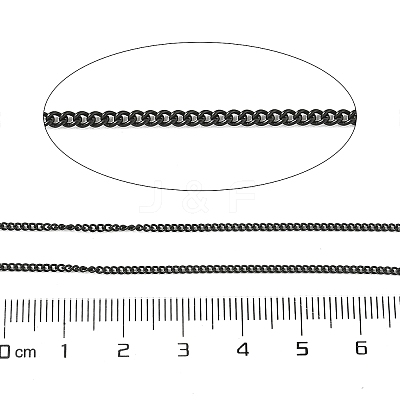 Ion Plating(IP) 304 Stainless Steel Curb Chains CHS-L001-59-0.4mm-B-1