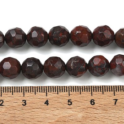 Natural Brecciated Jasper  Beads Strands GG-CBA12F1-A03-10MM-1