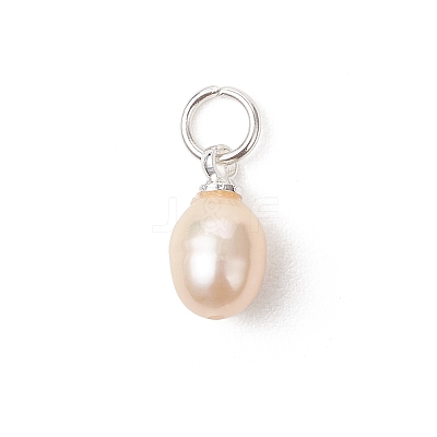 Natural Cultured Freshwater Pearl Pendants PALLOY-JF05172-02-1