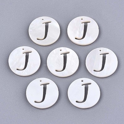 Natural Freshwater Shell Charms SHEL-S276-119J-1