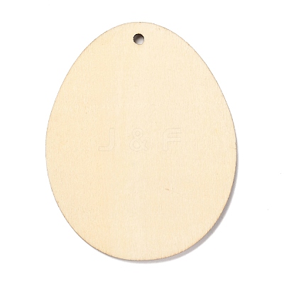 DIY Crafts Easter Egg Shape Cutouts Pendants AJEW-P087-B01-01-1