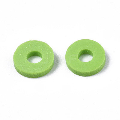 Handmade Polymer Clay Beads X-CLAY-Q251-6.0mm-B49-1