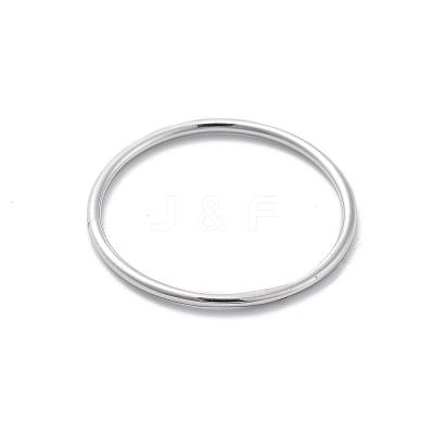 925 Sterling Silver Plain Band Rings For Women RJEW-S006-03S-1