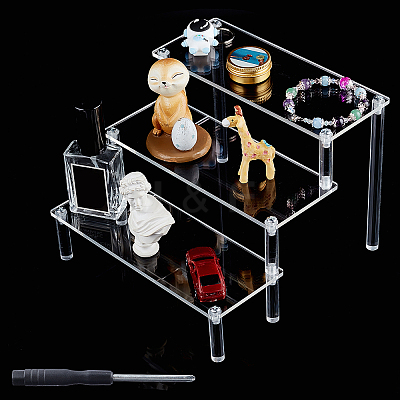 Acrylic Multi-Storey Display Rack AJEW-WH0245-74-1