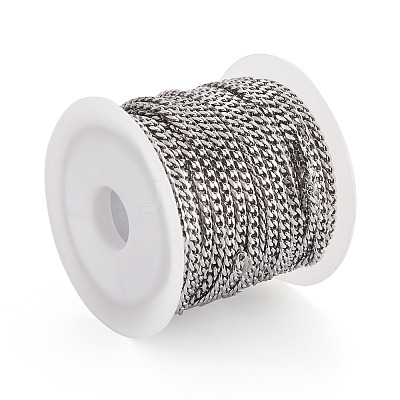 304 Stainless Steel Cuban Link Chains FIND-YS0001-20-1