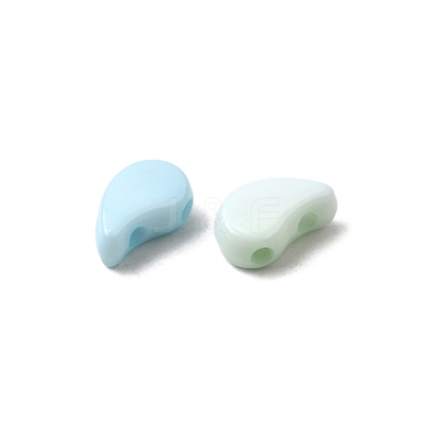 Opaque Acrylic Beads OACR-H051-09-1