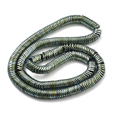 Electroplated Synthetic Non-magnetic Hematite Beads Strands G-B132-A01-01E-1