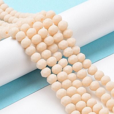 Glass Beads Strands EGLA-A034-P8mm-MD05-1