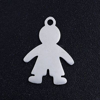 Tarnish Resistant 304 Stainless Steel Pendants STAS-Q201-JN327-1-1