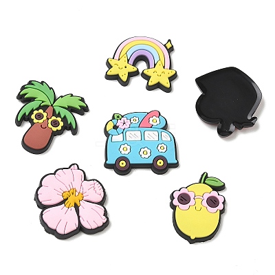 Summer Theme PVC Plastic Cabochons PL-CBAEA65-03-1