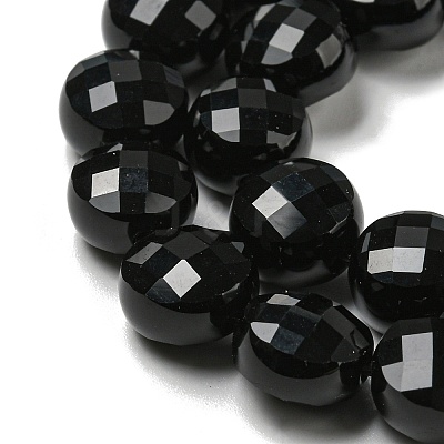 Natural Black Onyx(Dyed & Heated) Beads Strands G-K351-A02-03-1