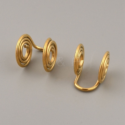 Stainless Steel Cuff Earrings EJEW-WH0012-130G-1