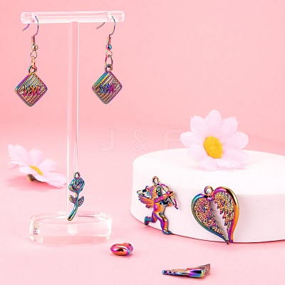 12Pcs 6 Style Alloy Pendants FIND-LS0001-36MC-1