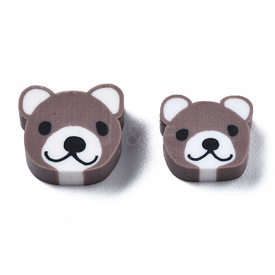 Handmade Polymer Clay Beads CLAY-S096-004J-1