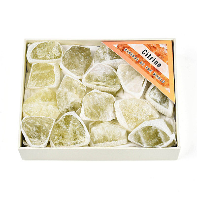 Natural Lemon Quartz Display Decorations G-N347-12B-1