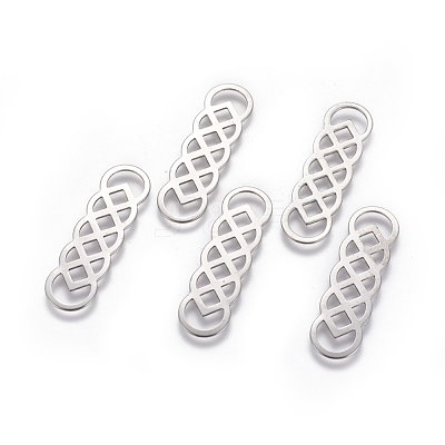 Non-Tarnish 201 Stainless Steel Links connectors X-STAS-L234-041P-1