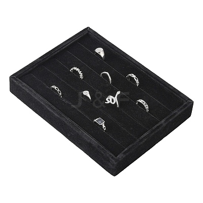 Wooden Cuboid Jewelry Rings Displays RDIS-L001-02A-1