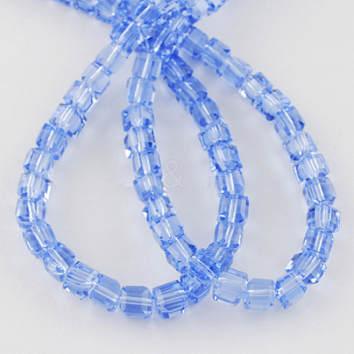 Glass Bead Strands GLAA-R041-6x6mm-30-1