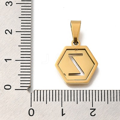 304 Stainless Steel Charms LS-STAS-H227-01G-Z-1