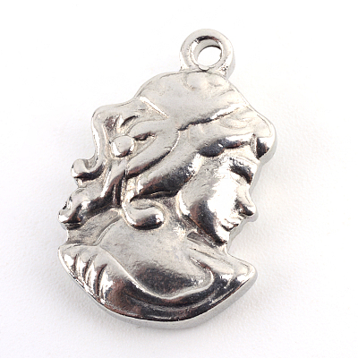 304 Stainless Steel Pendants STAS-UK0002-66-1