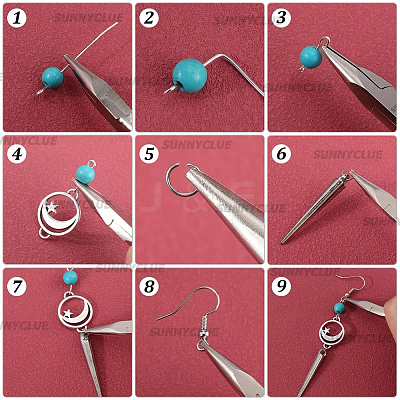 DIY Earring Making Kit DIY-SC0023-98-1