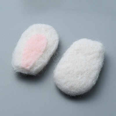 Felt Rabbit Ear Ornament Accessories FIND-WH0032-52A-1