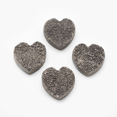 Natural Druzy Quartz Crystal Cabochons G-I207-01L-A-1