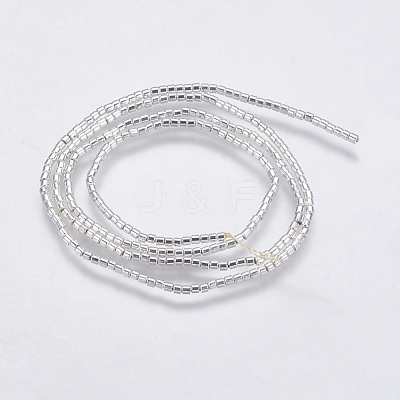 Electroplate Non-magnetic Synthetic Hematite Bead Strands G-K237-08M-1