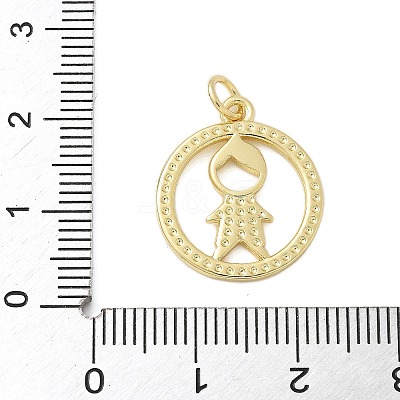 Brass Pendants KK-P293-34G-1