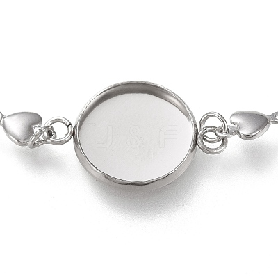 Tarnish Resistant 304 Stainless Steel Bracelet Making STAS-L248-009P-B-1