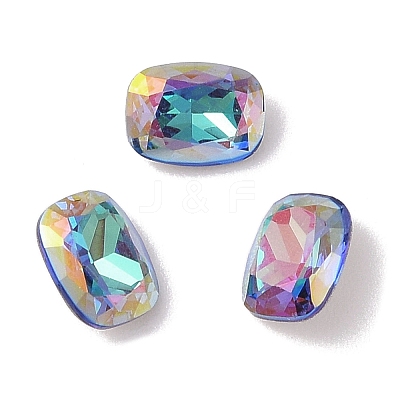 Glass Rhinestone Cabochons RGLA-L029-01A-BBLA-1