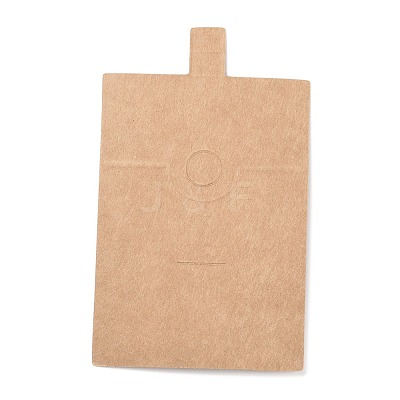 Blank Kraft Paper Ring Display Cards CDIS-G005-13-1