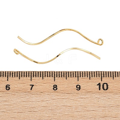Brass Earring Findings KK-A274-17F-G-1