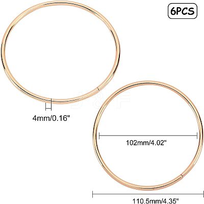 Round/Circular Ring Iron Purse Handles LS-FIND-CA0001-12G-1