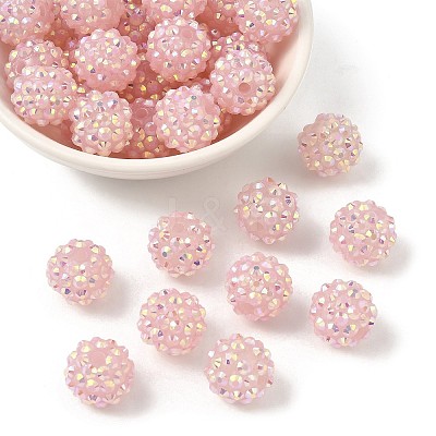 AB-Color Resin Rhinestone Beads RESI-S315-12x14-19-1