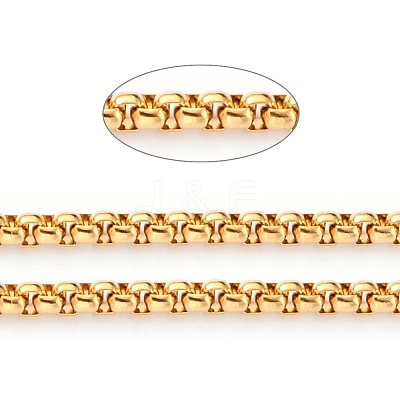 Ion Plating(IP) 304 Stainless Steel Box Chains CHS-B001-01G-1