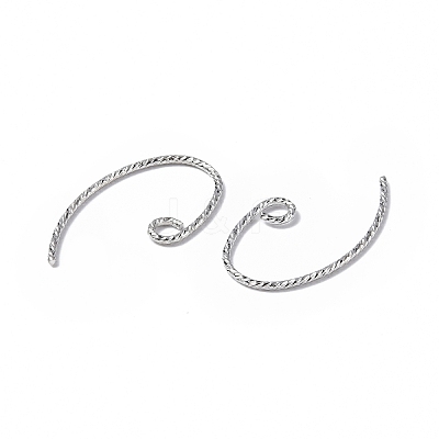 Brass Earring Hooks KK-E079-01P-1